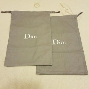 Authentic Christian Dior Shoe Dust Bags (2) | $20